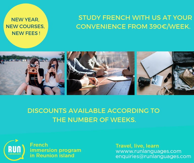 留尼汪免签项目-提升你的法语以便申请留学法国