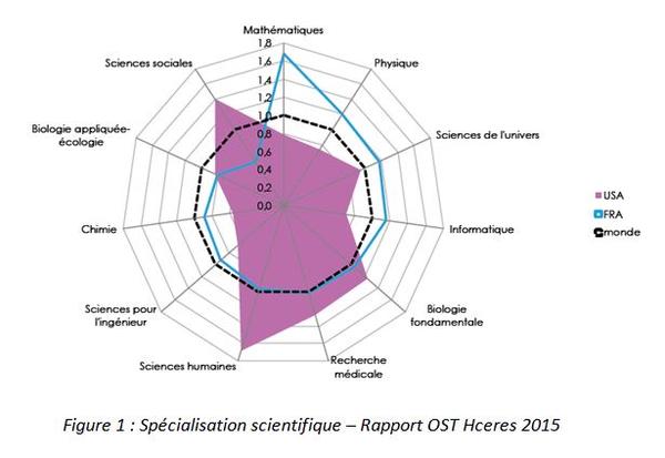 法国科学专业化2015 OST Hceres报告