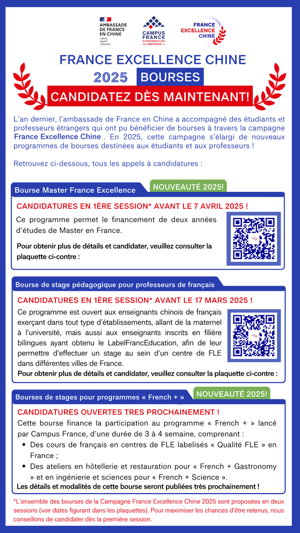 Bourses Master France Excellence - général - fr